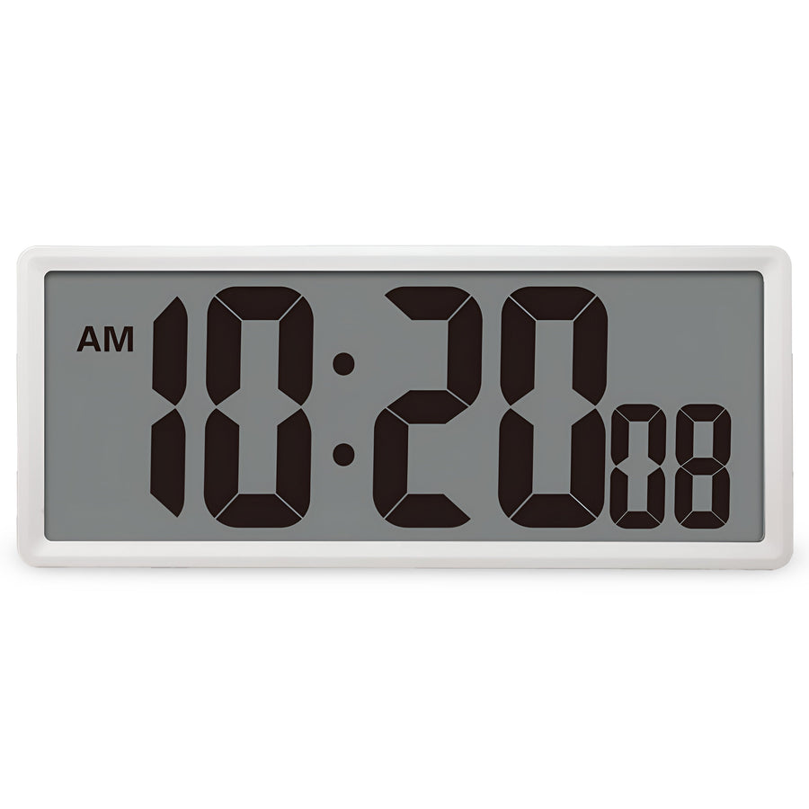 Checkmate Reith Jumbo LCD Digital Wall Desk Clock 36cm VGW-9552 1