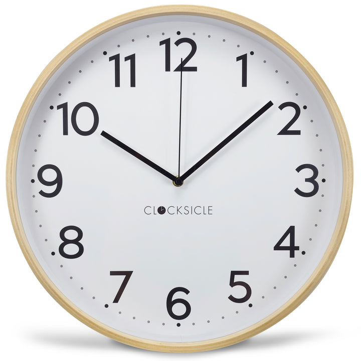 Clocksicle Silent Wood Wall Clock Black 40cm CC-40-BLCK 1