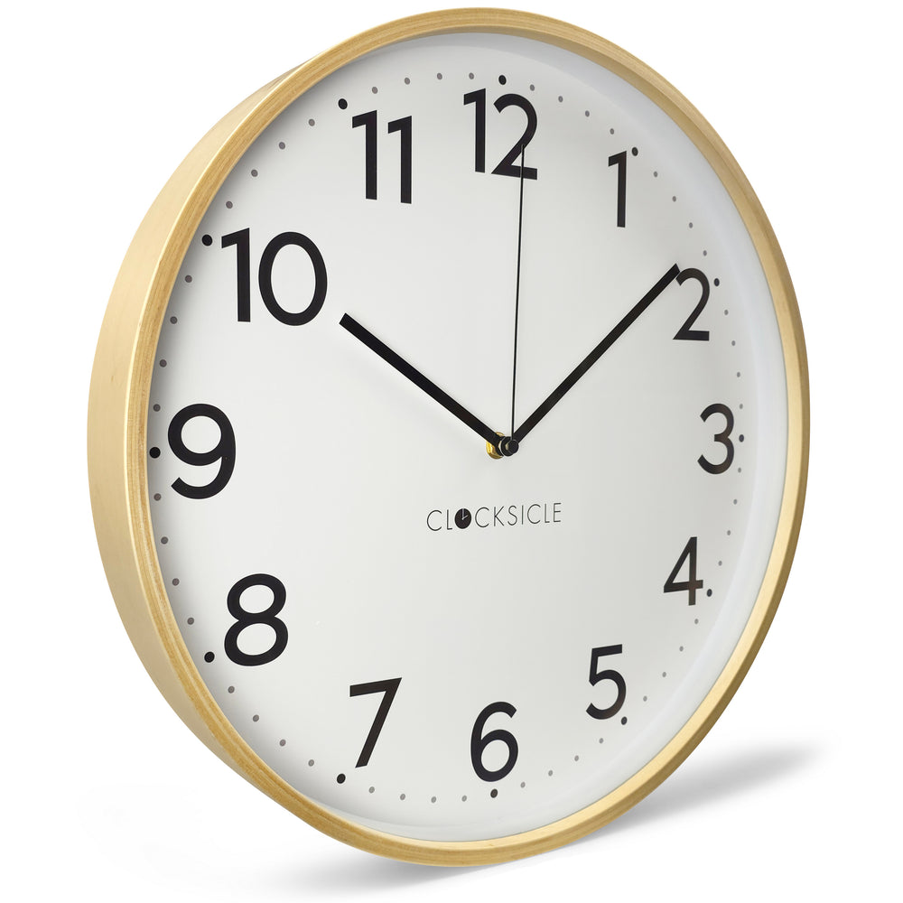 Clocksicle Silent Wood Wall Clock Black 40cm CC-40-BLCK 2