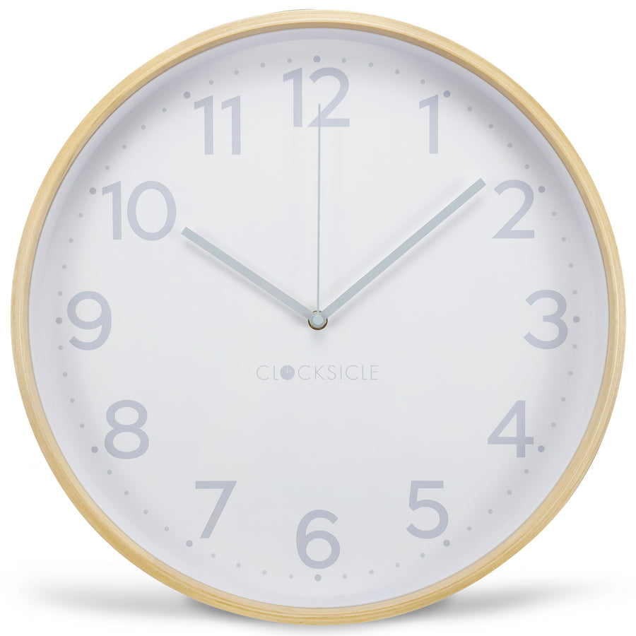 Clocksicle Silent Wood Wall Clock Grey 40cm CC-40-GREY 1