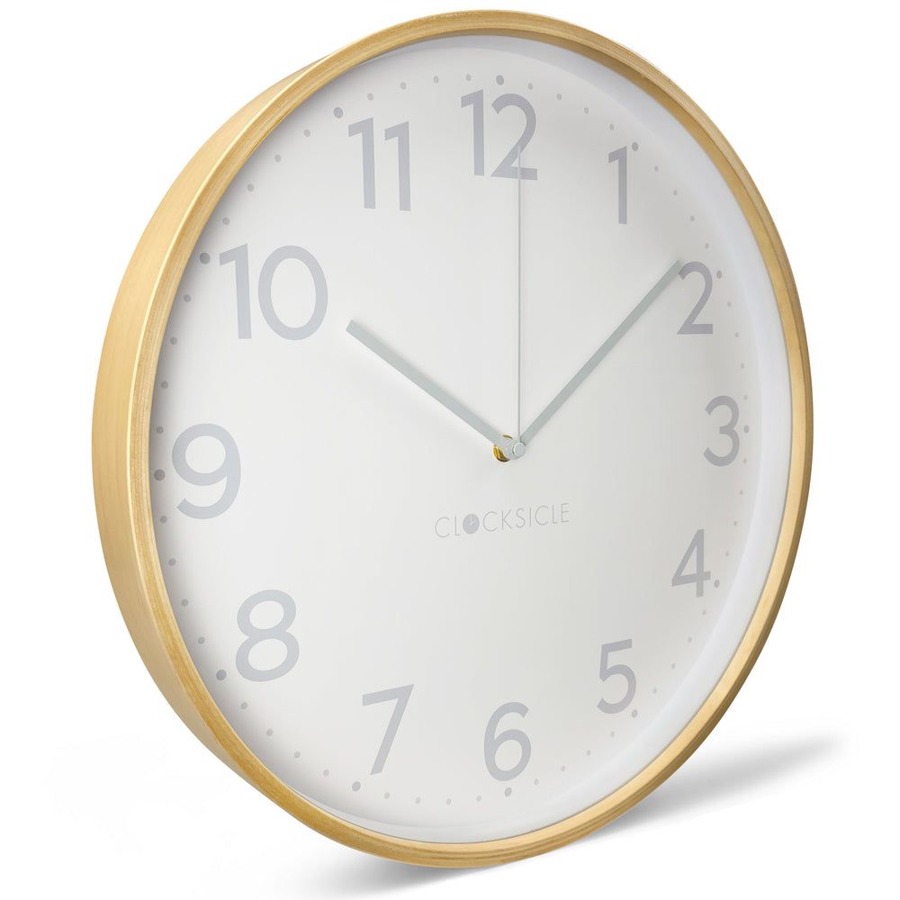 Clocksicle Silent Wood Wall Clock Grey 40cm CC-40-GREY 2