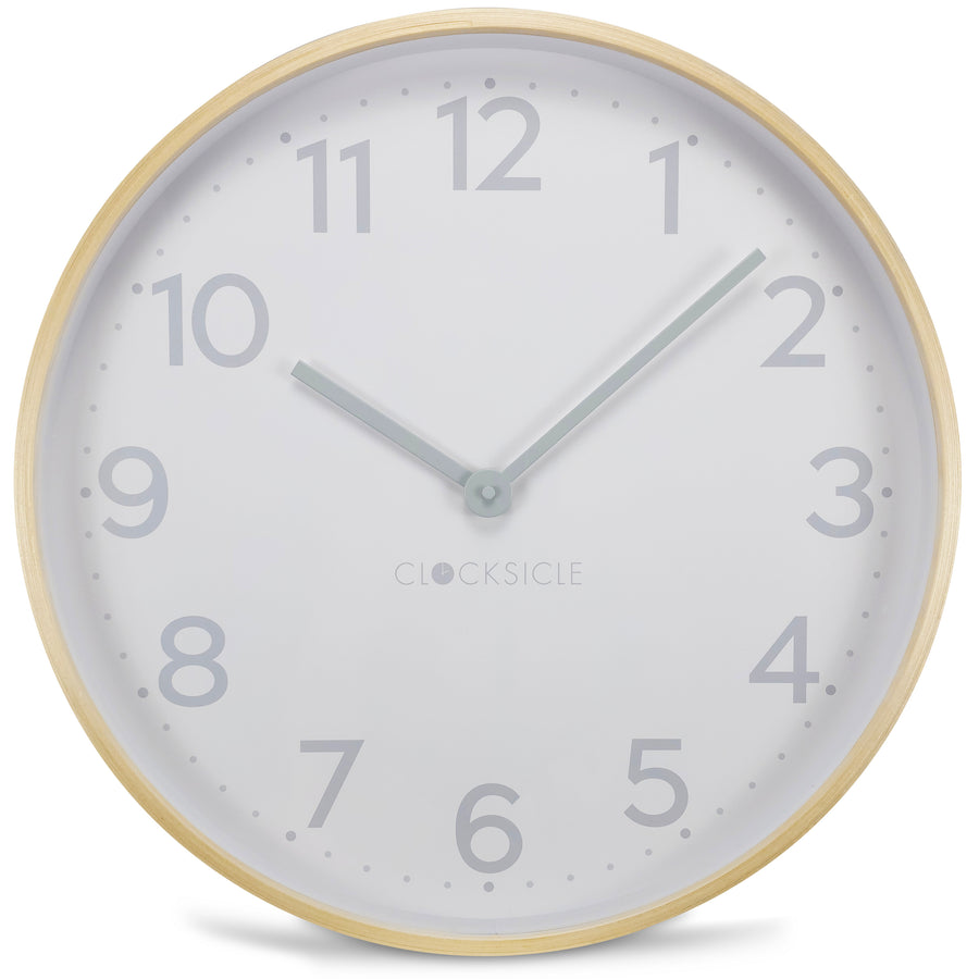 Clocksicle Silent Wood Wall Clock Grey 50cm CC-50-GREY 1