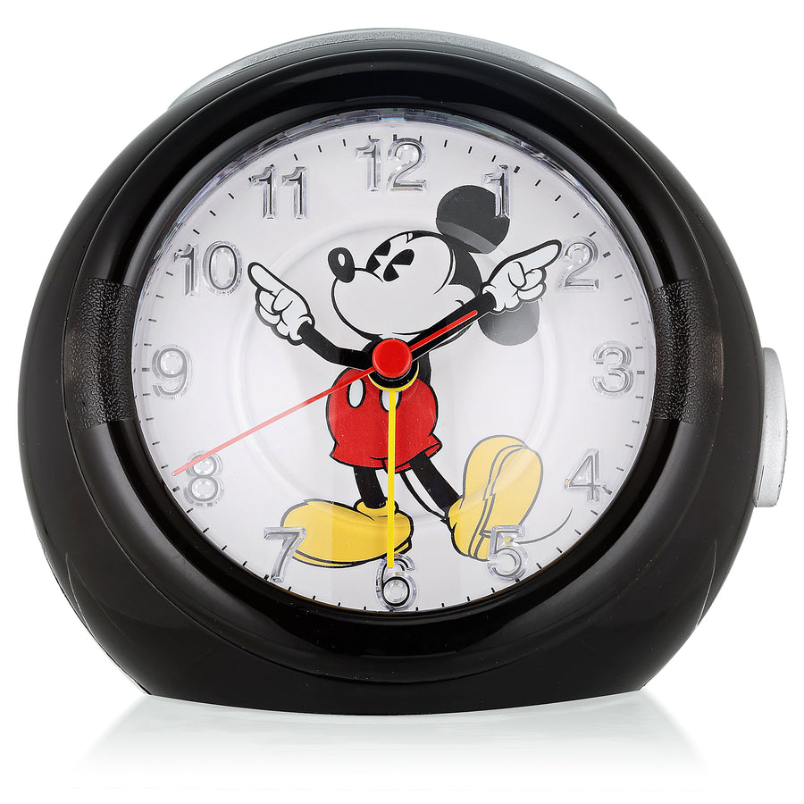 Disney Mickey Mouse Musical Alarm Clock Black 12cm TR87992 1