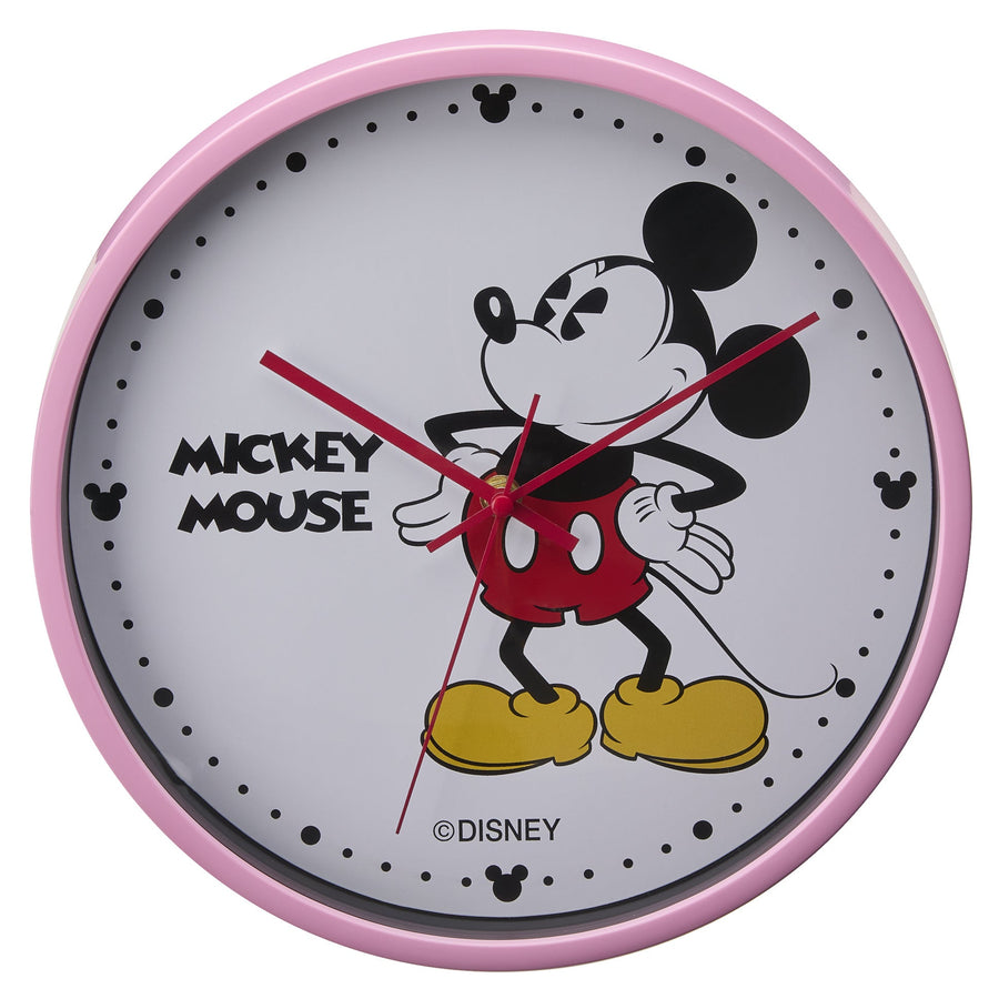 Disney Mickey Mouse Wall Clock Pink 30cm TA13912 1