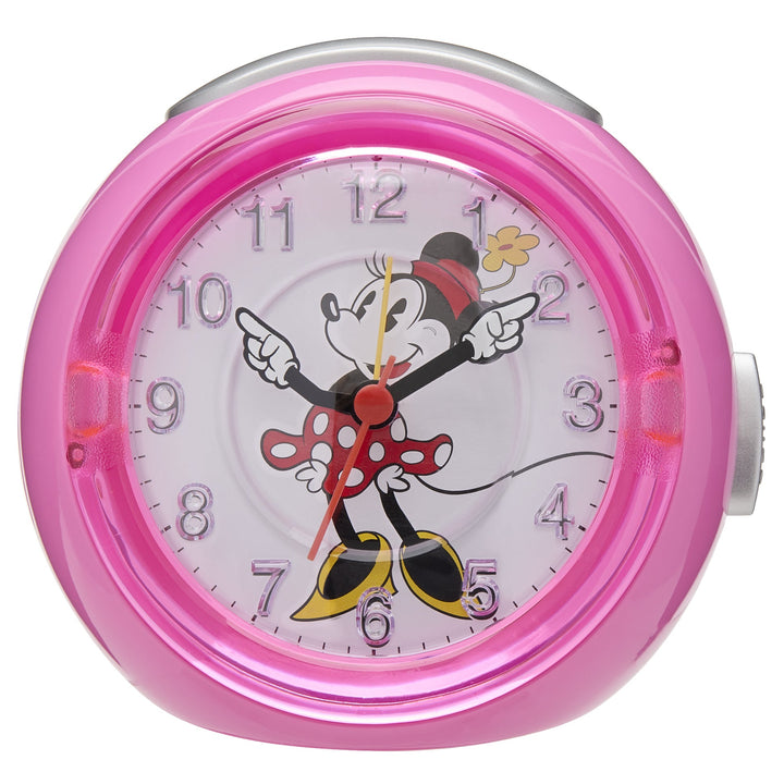 Disney Minnie Mouse Musical Alarm Clock Pink 12cm TR87995 1