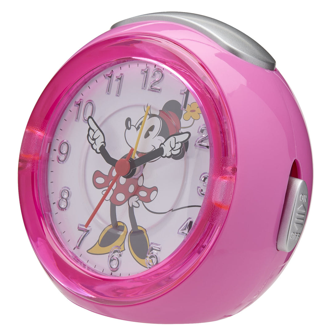 Disney Minnie Mouse Musical Alarm Clock Pink 12cm TR87995 2