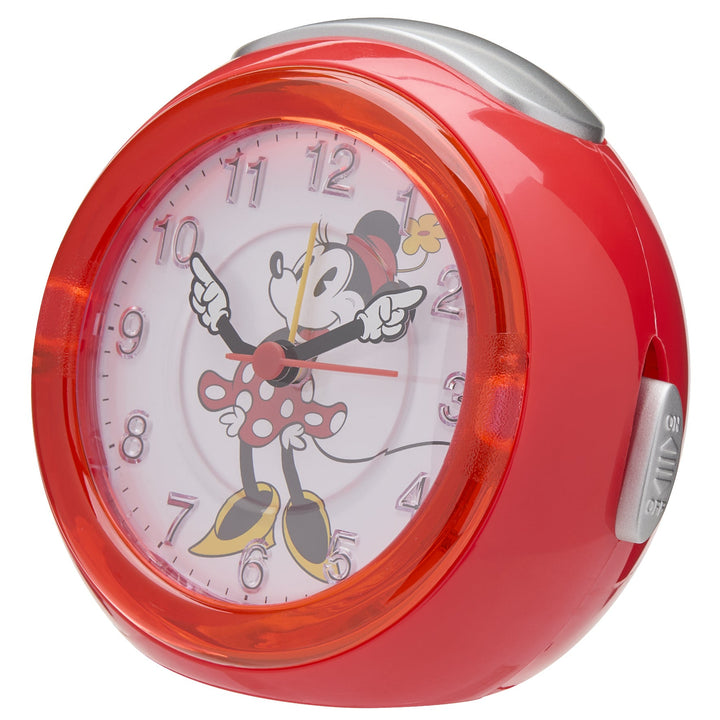 Disney Minnie Mouse Musical Alarm Clock Red 12cm TR87994 2