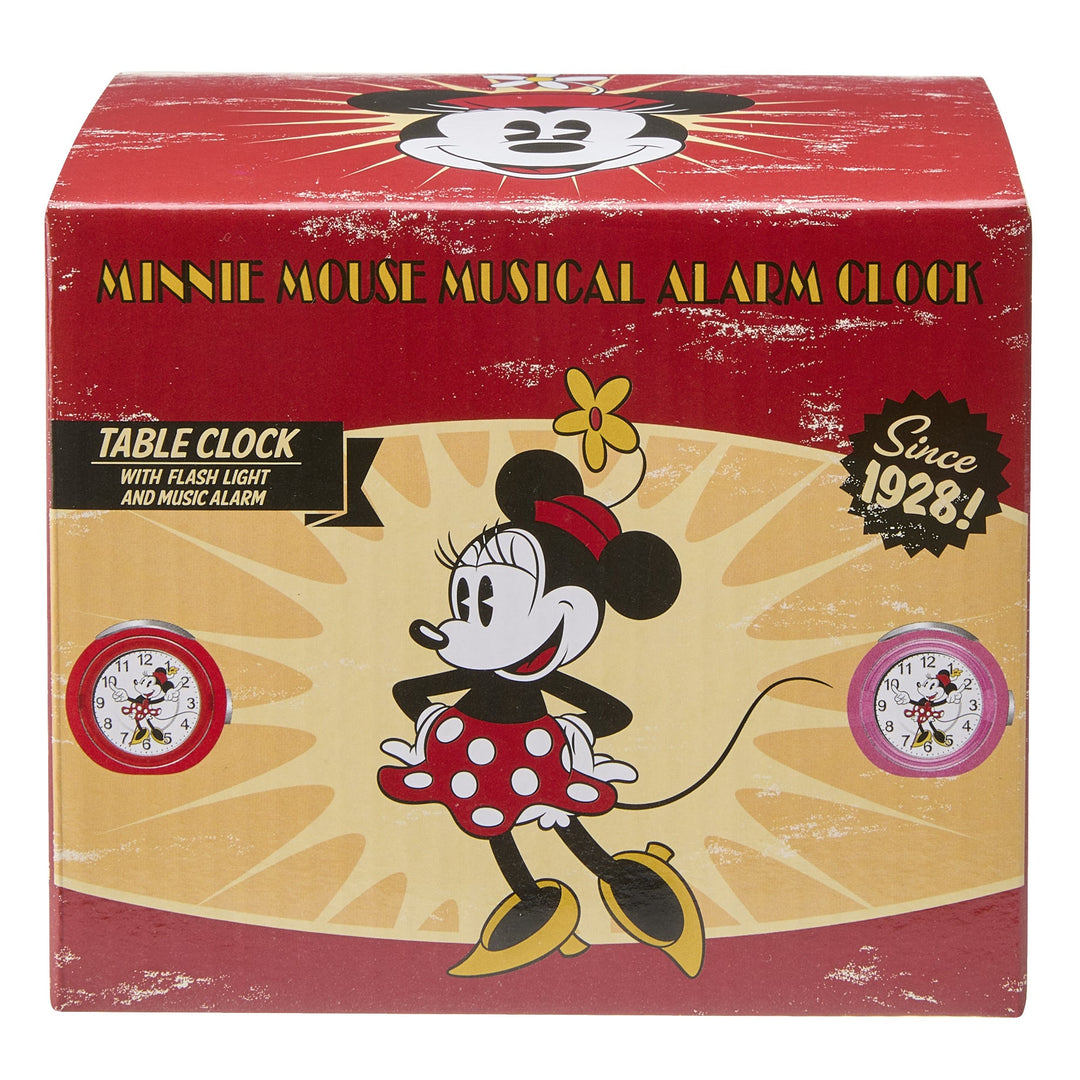 Disney Minnie Mouse Musical Alarm Clock Red 12cm TR87994 3