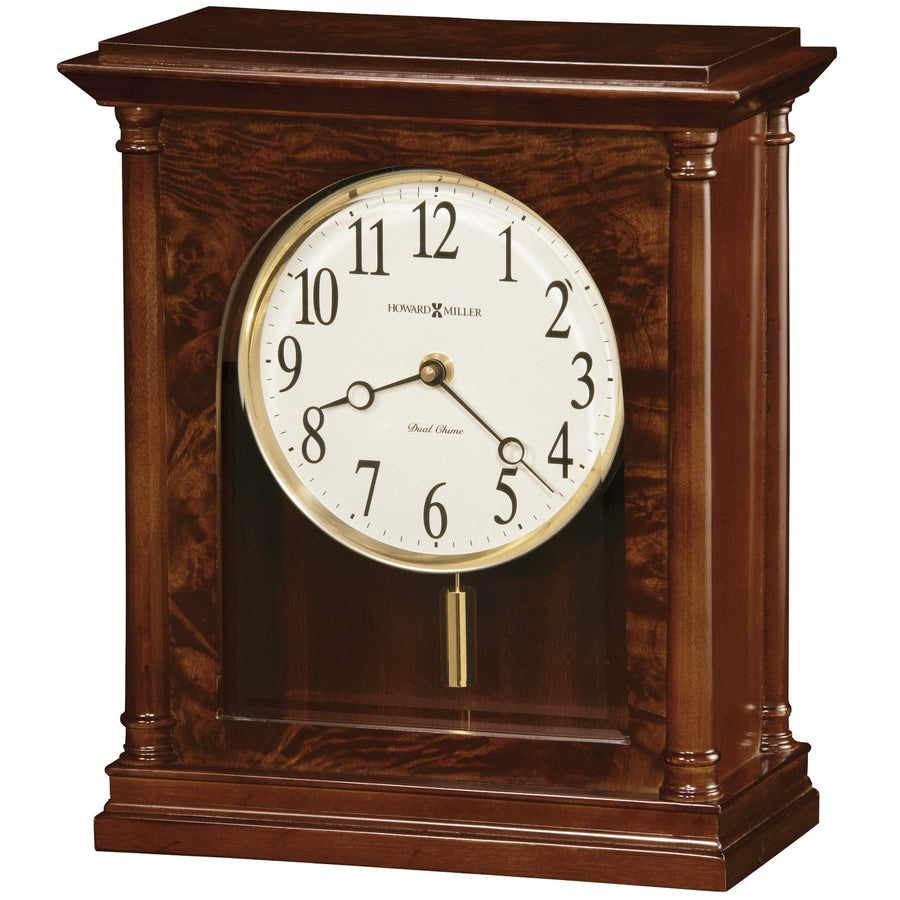 Howard Miller Candice Pendulum Mantel Clock Cherry Wood 29cm 635131 1