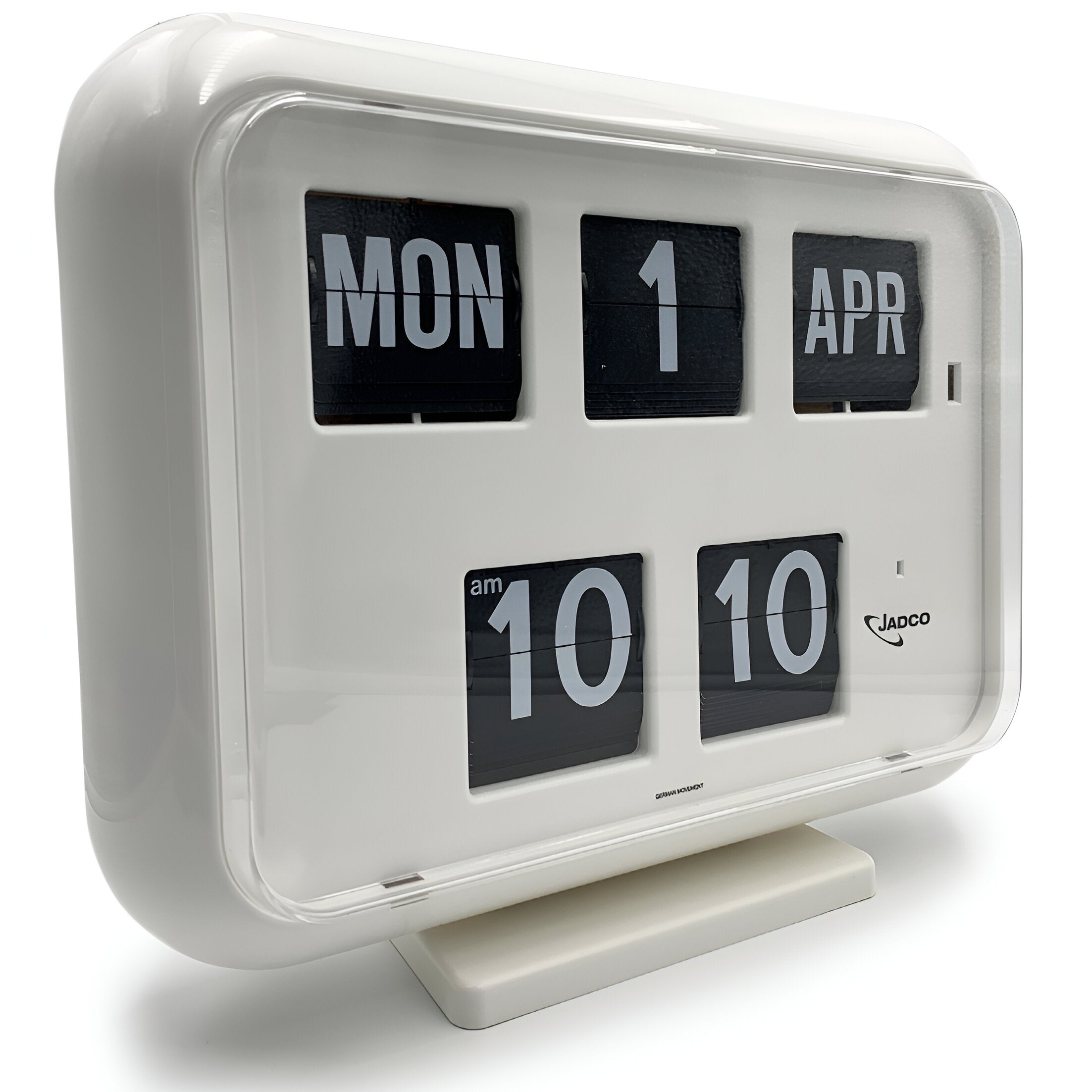 Buy Jadco Digital Flip Calendar Wall & Desk Clock 12hr White 31cm – Oh ...