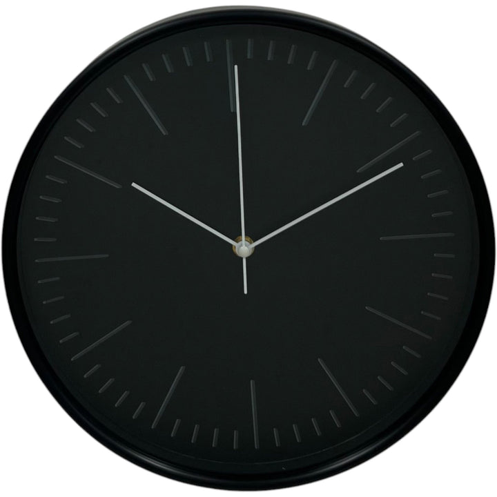 Koda Living Camborne Classic Index Markers Wall Clock Black 30cm KC5115 1