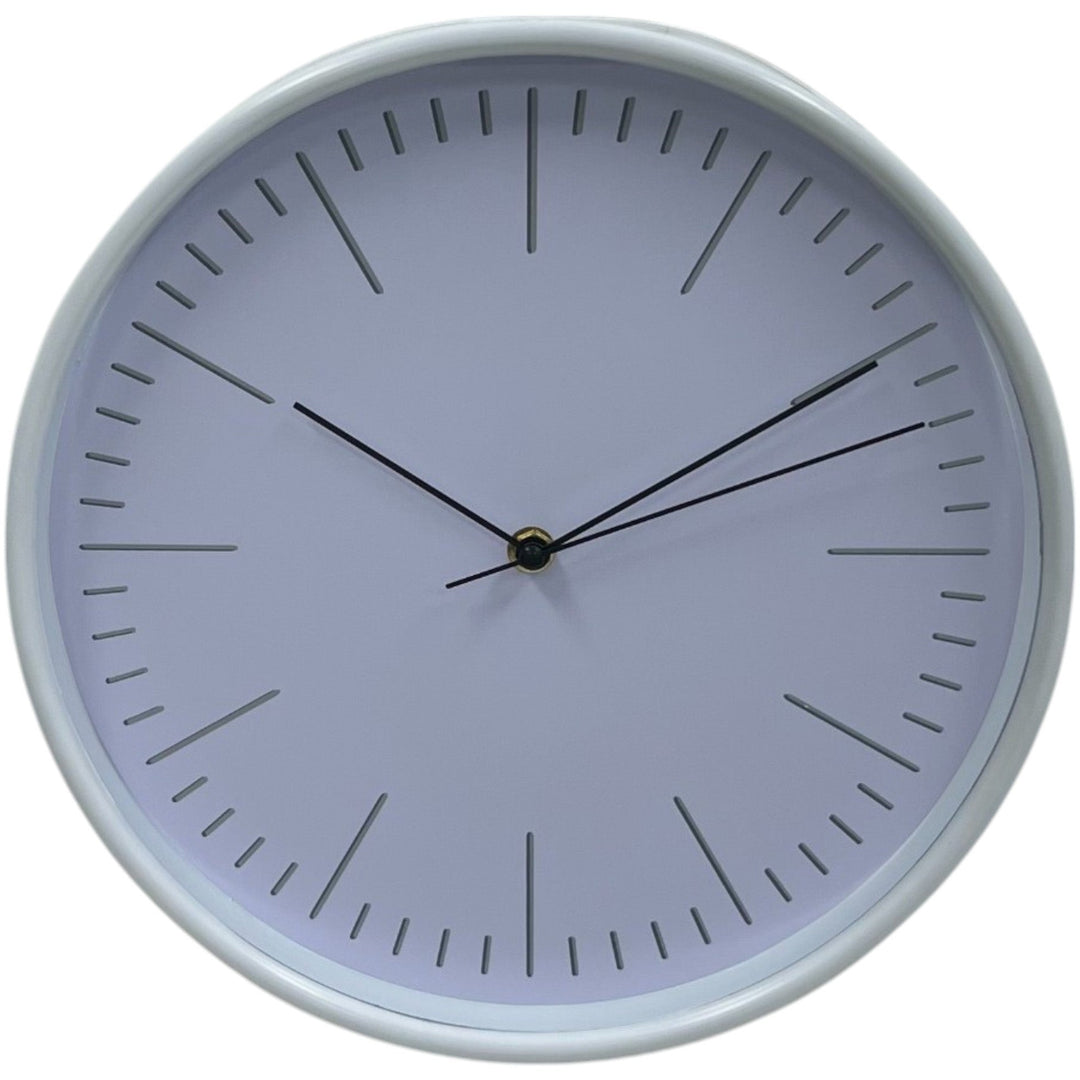 Koda Living Camborne Classic Index Markers Wall Clock Cream White 30cm KC5116 1