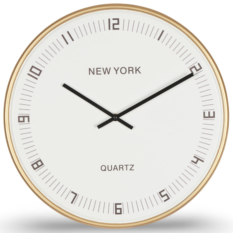 Koda Living Contemporary MDF New York Wall Clock 40cm KC5202 1