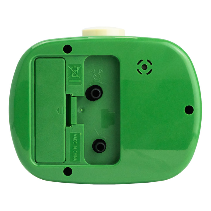 Leni Retro Square Alarm Clock Green 11cm 62020GRE 4