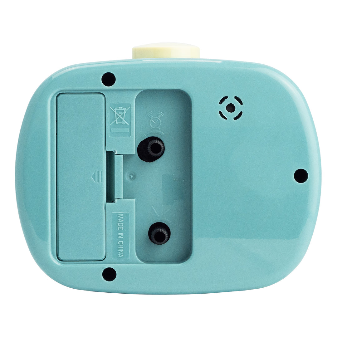 Leni Retro Square Alarm Clock Smokey Blue 11cm 62020SBL 4