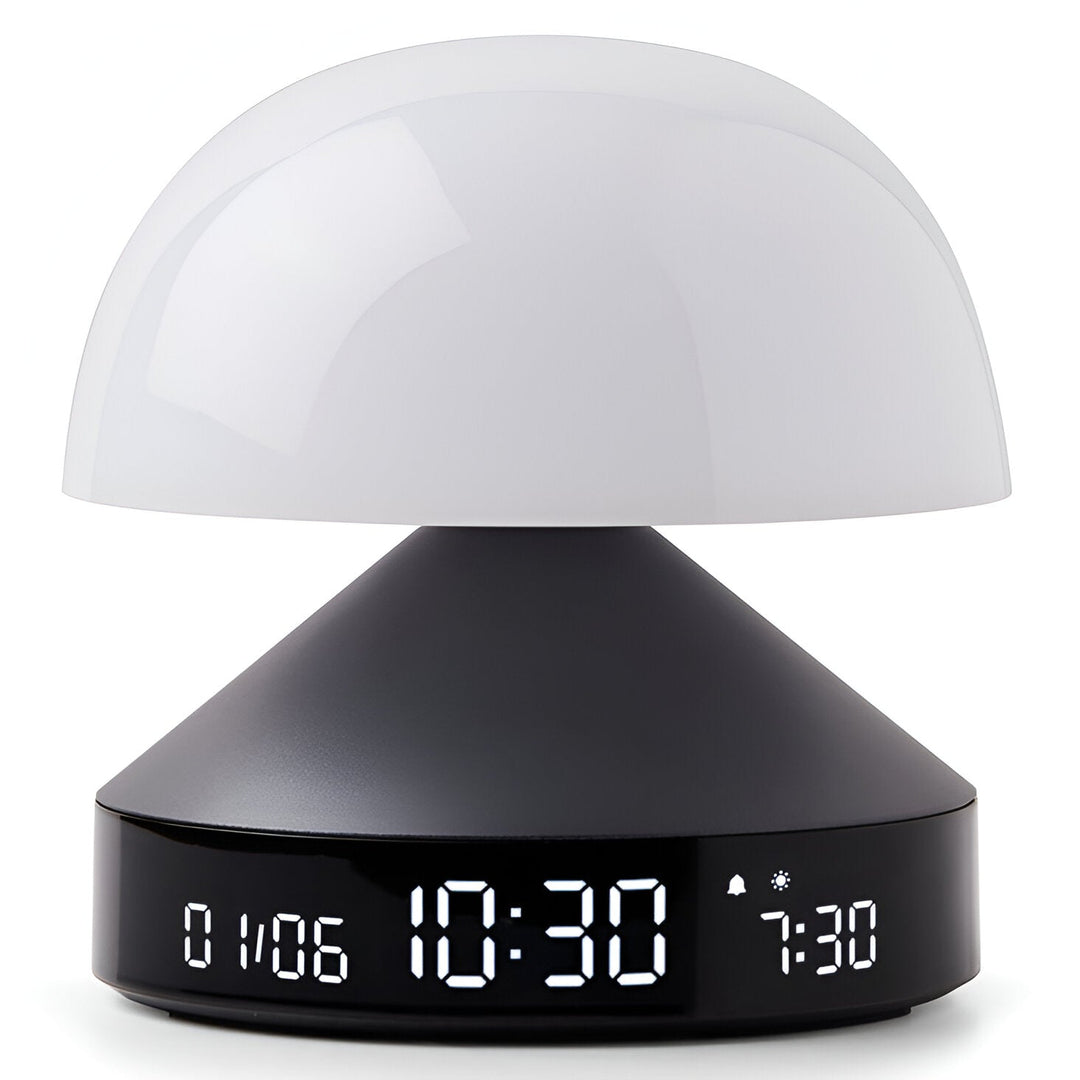 Lexon Mina Sunrise Alarm Clock Gunmetal 11cm LD-LR153MX 1