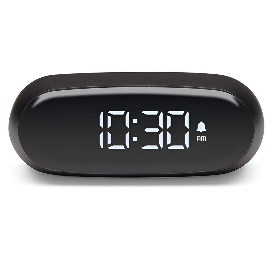 Lexon Minut Mini Travel Black LCD Alarm Clock Black 6cm LD-LR154N 1