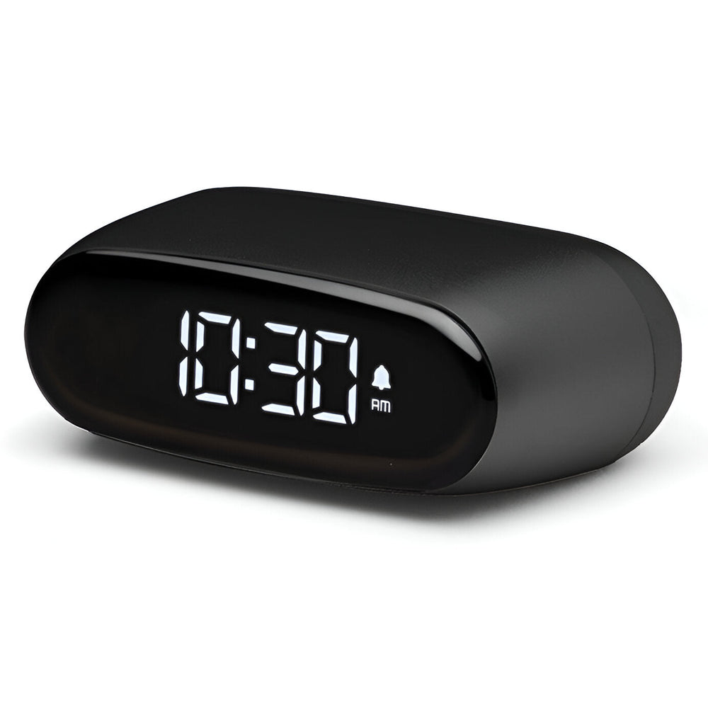 Lexon Minut Mini Travel Black LCD Alarm Clock Black 6cm LD-LR154N 2