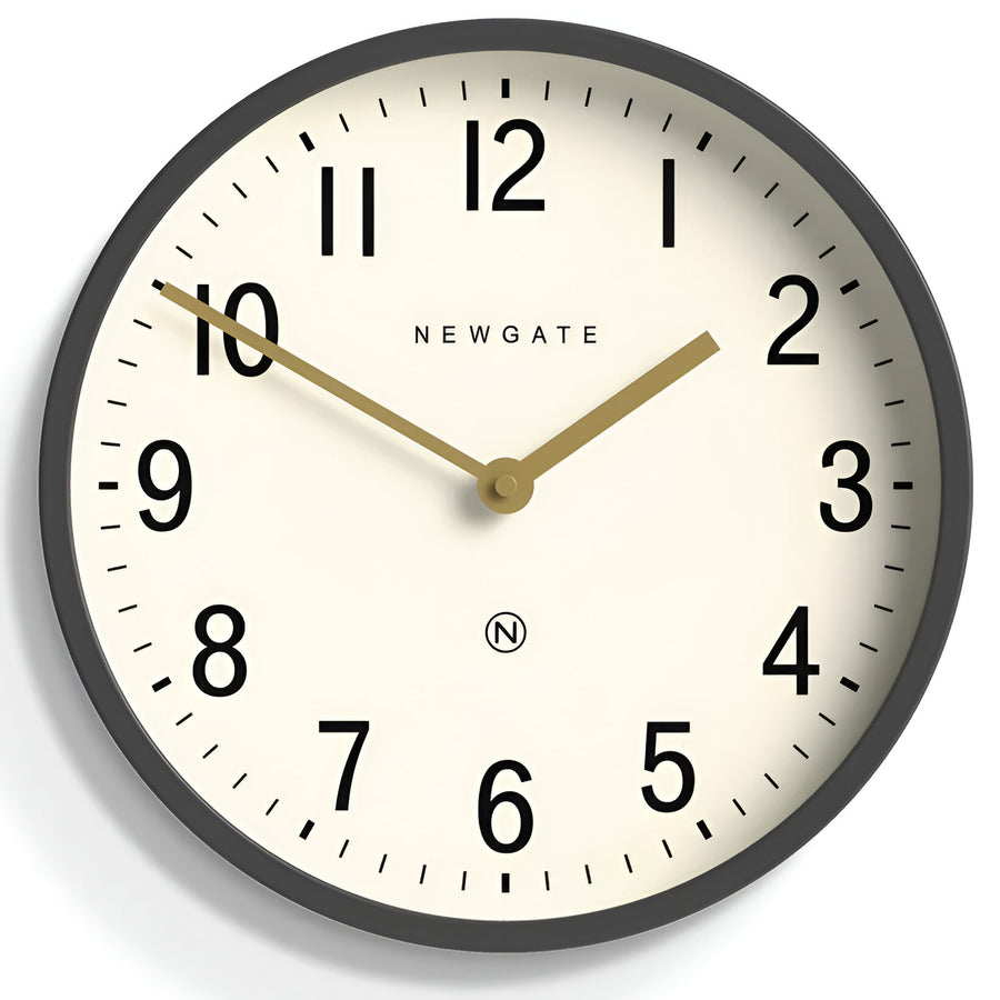 Newgate Master Edwards Wall Clock Moonstone Grey 30cm NGLUGG371BGY 1