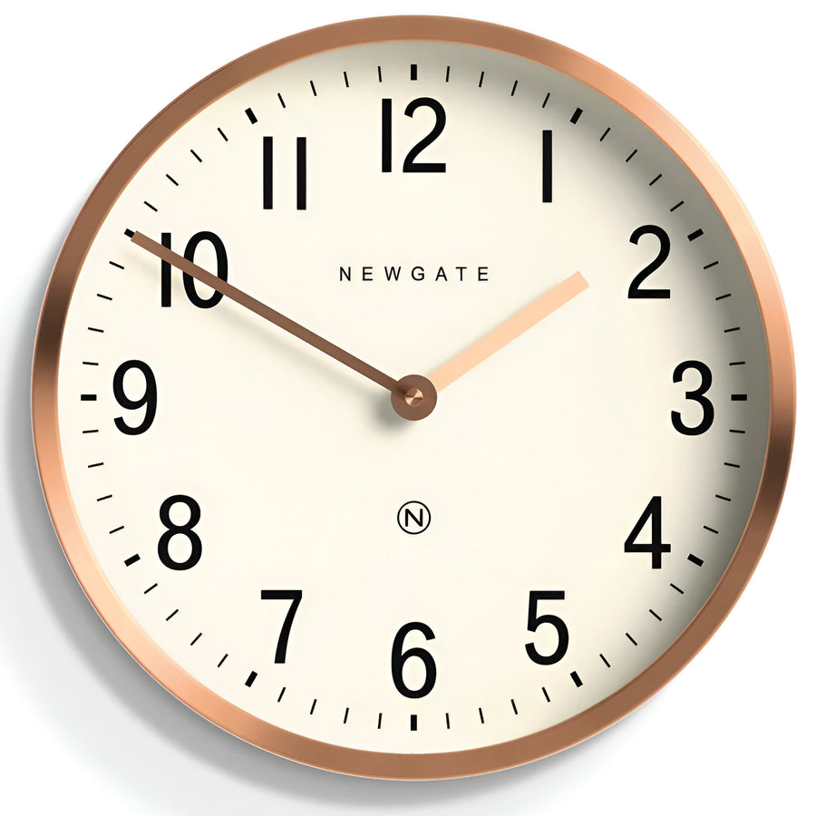 Newgate Master Edwards Wall Clock Radial Copper 30cm NGLUGG371RAC 1