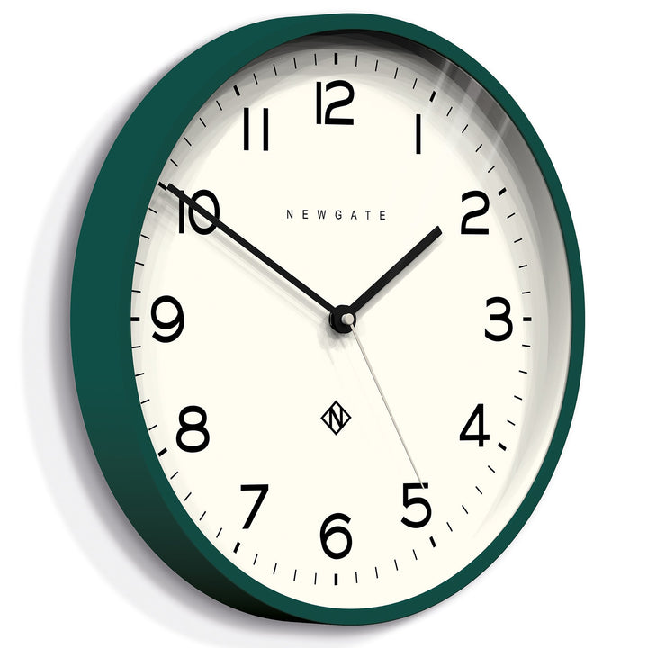 Newgate Number Three Echo Wall Clock Silicone Eden Green 37cm NGNUMTHR129EDG 2