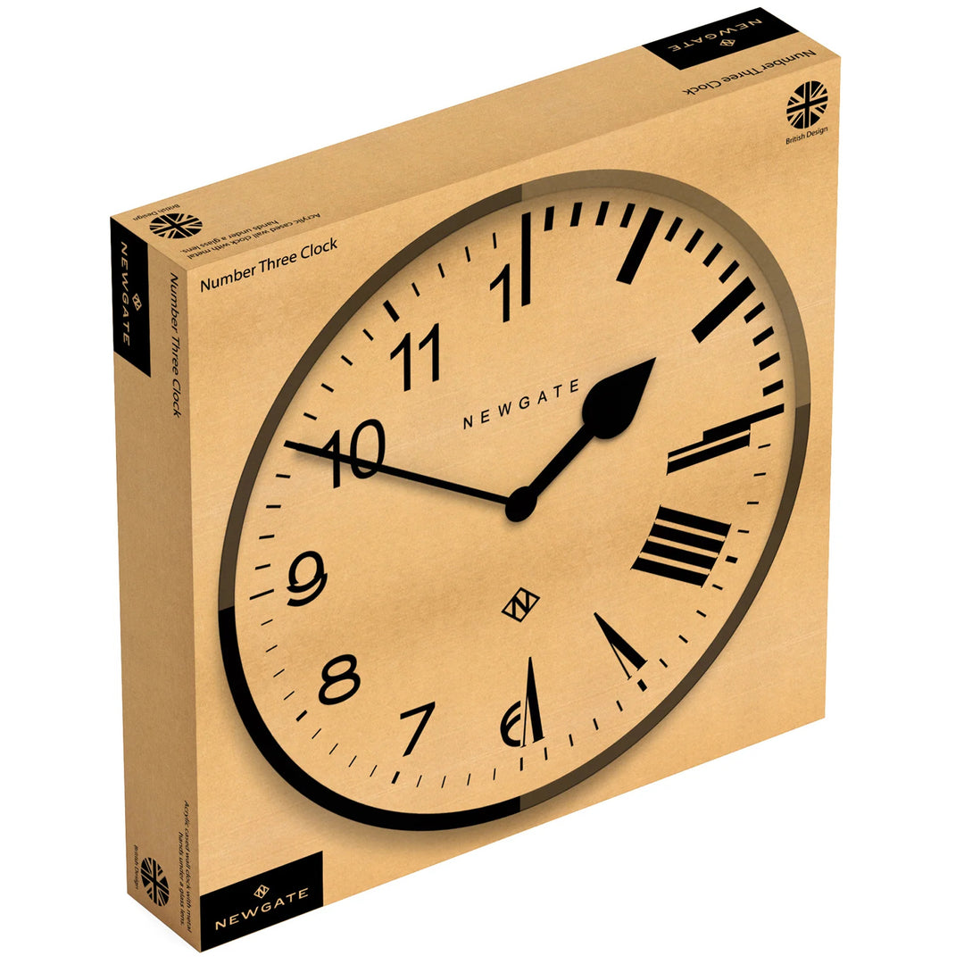 Newgate Number Three Echo Wall Clock Silicone Eden Green 37cm NGNUMTHR129EDG 6