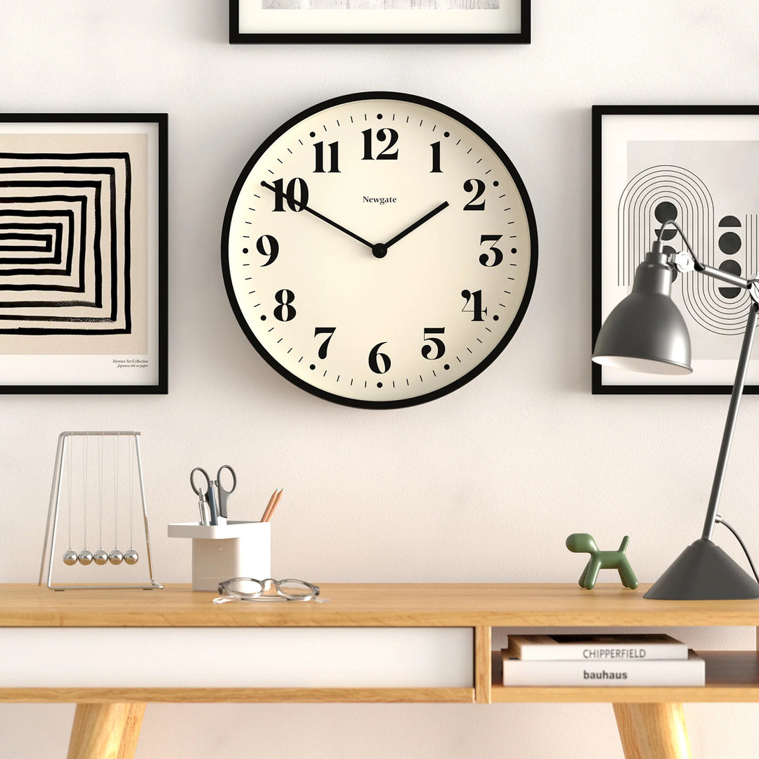 Newgate Number Two Wall Clock Black 45cm NGNUMTWO240K 3