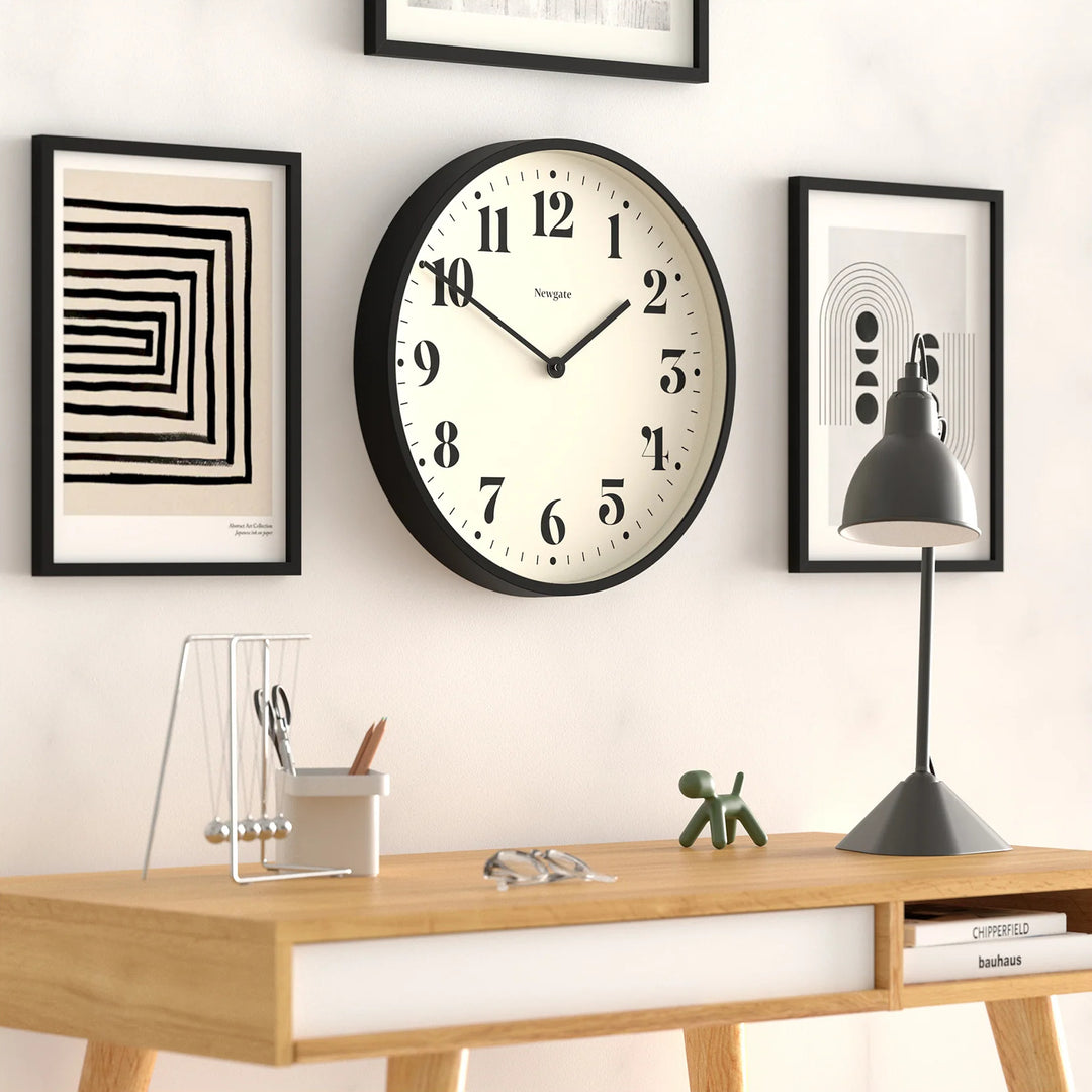 Newgate Number Two Wall Clock Black 45cm NGNUMTWO240K 4