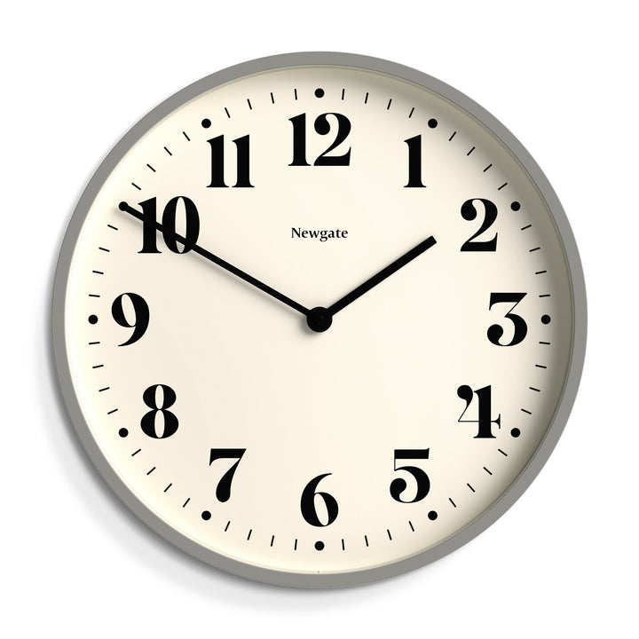 Newgate Number Two Wall Clock Posh Grey 45cm NGNUMTWO240PGY 3