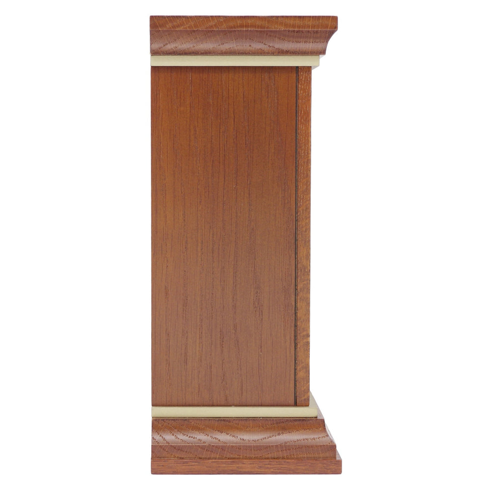 Seiko Reginald Wooden Musical Mantel Clock Brown 22cm QXW249-B 2