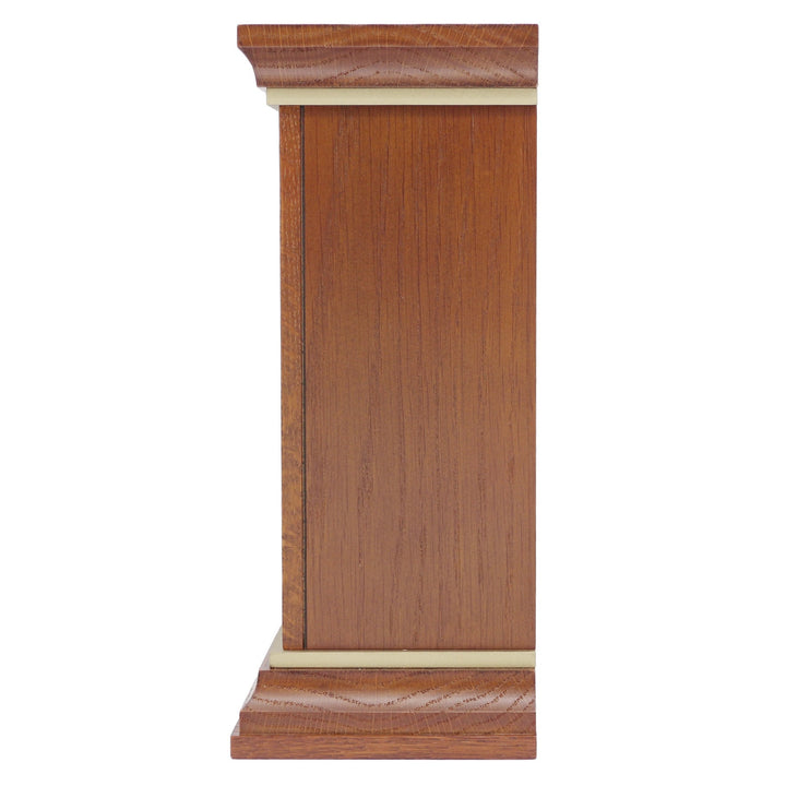 Seiko Reginald Wooden Musical Mantel Clock Brown 22cm QXW249-B 3