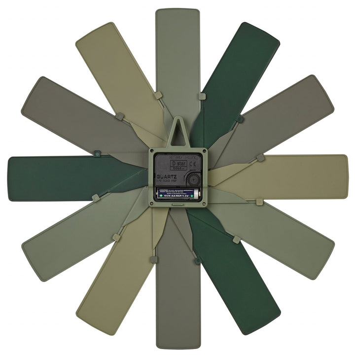 TFA Germany Clock In The Box Plug In Designer Wall Clock Green 40cm 60.3020.04 4