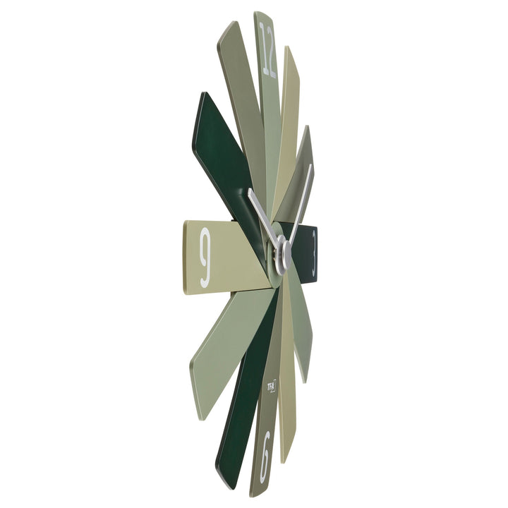 TFA Germany Clock In The Box Plug In Designer Wall Clock Green 40cm 60.3020.04 5