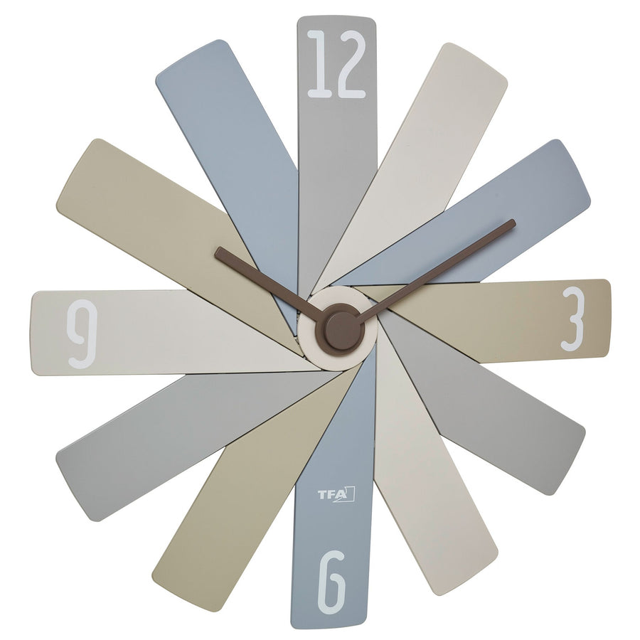 TFA Germany Clock In The Box Plug In Designer Wall Clock Multicolour 40cm 60.3020.30 1