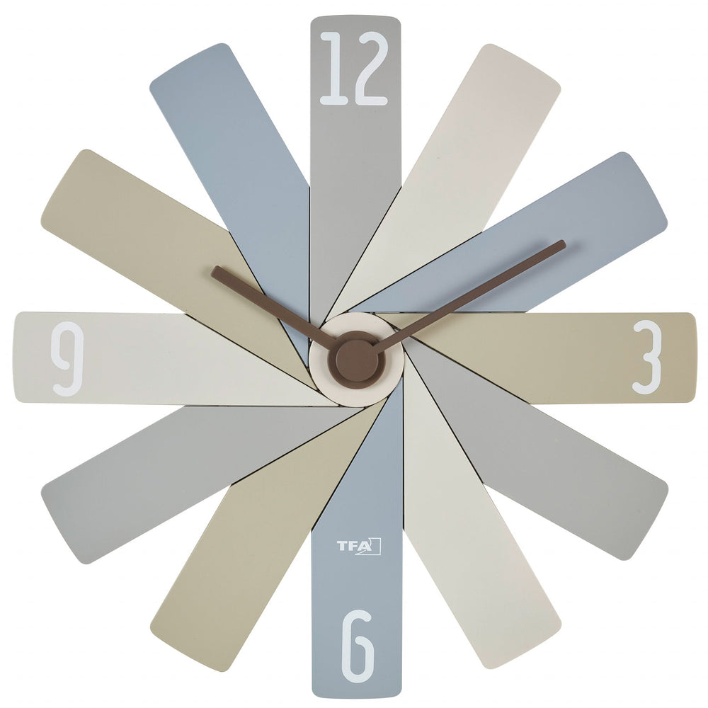 TFA Germany Clock In The Box Plug In Designer Wall Clock Multicolour 40cm 60.3020.30 2