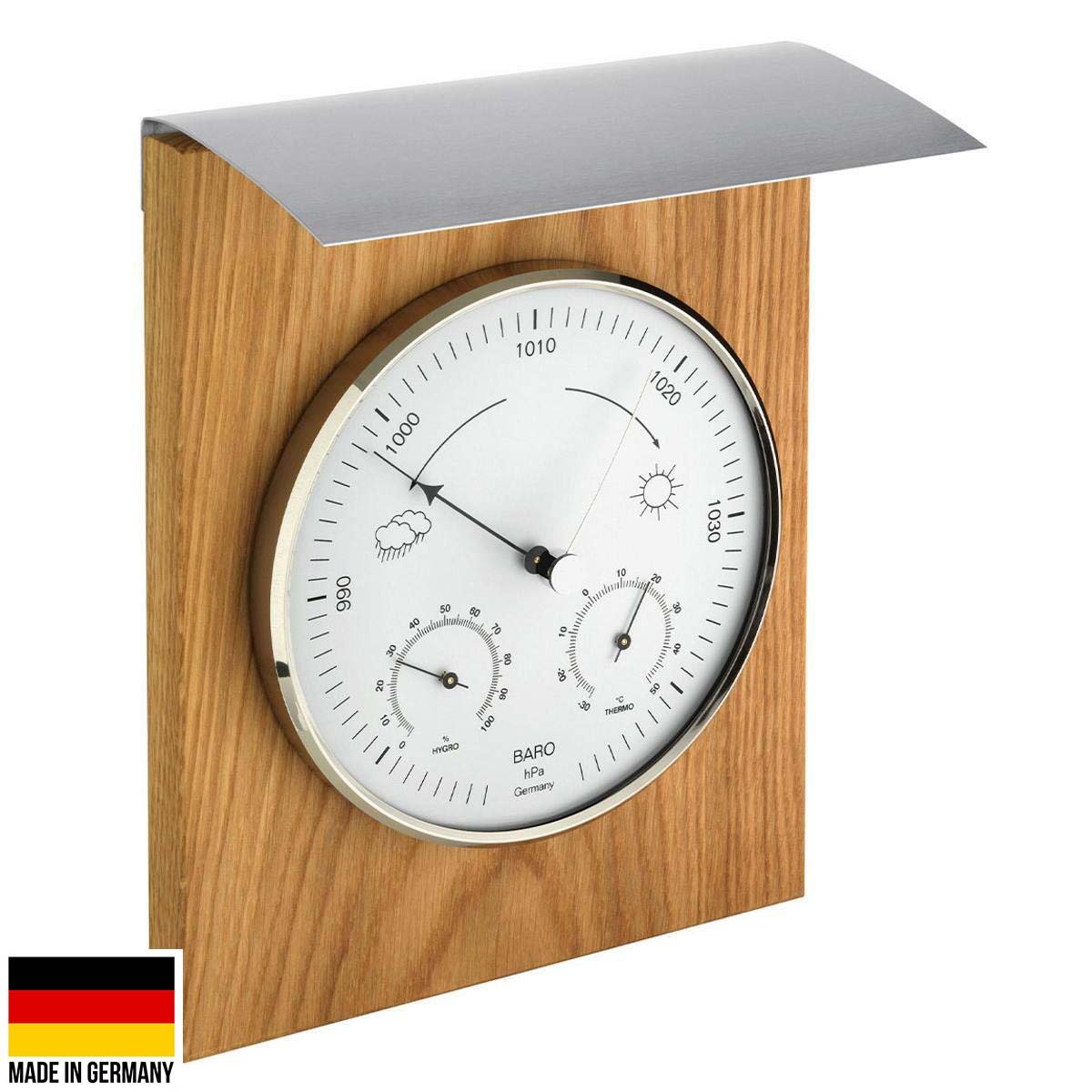 Buy TFA Domatic Outdoor Weather Station Aluminium Finish 22cm Online – Oh  Clocks