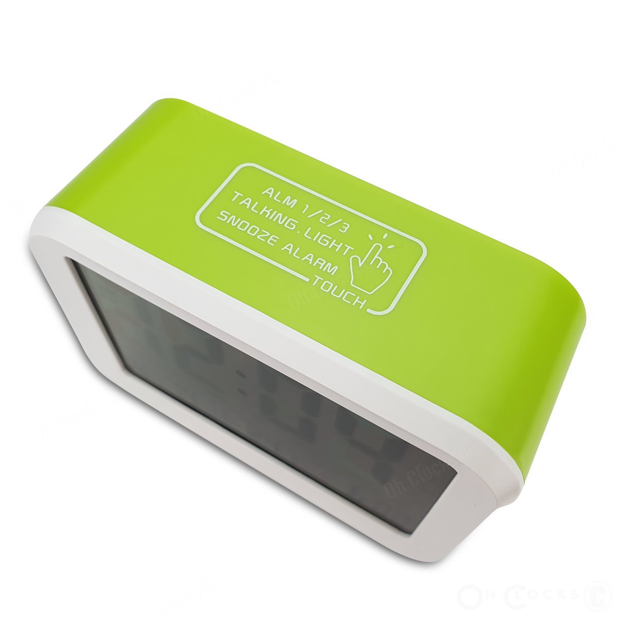Buy Palmer Multifunction LCD Talking Alarm Clock Green 12cm – Oh