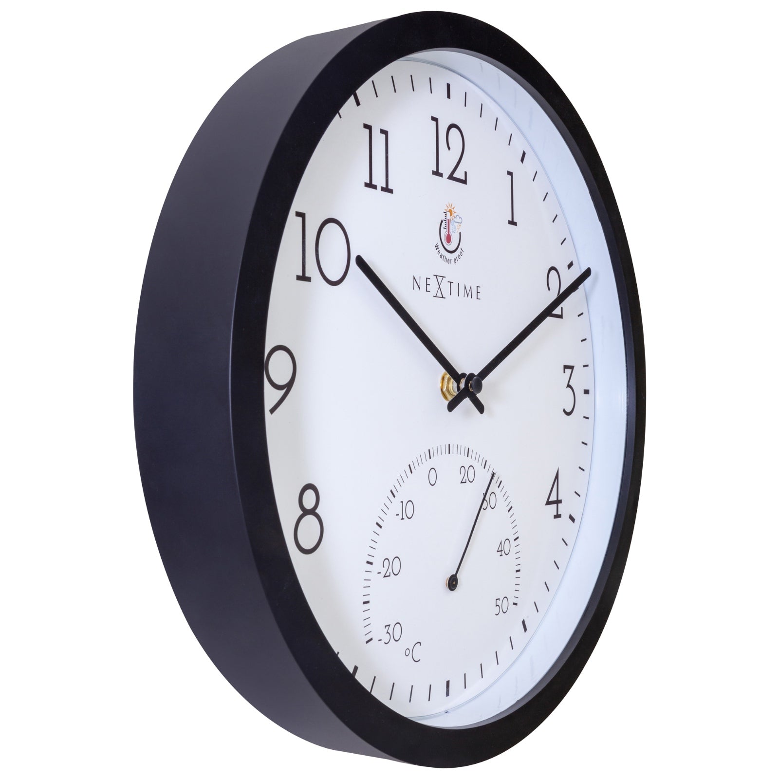 Titan wall 2025 clock with temperature