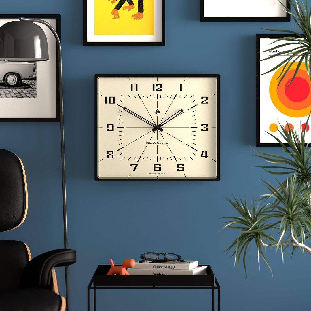 Newgate Box Office Black Retro Wall Clock 42cm NGBOXOF196CK 3