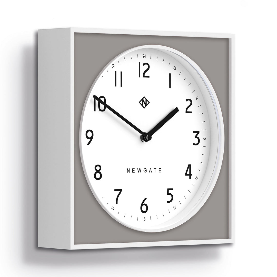 Newgate Burger Chips Wall Clock Posh Grey 29cm NGBURG261WPGY 2