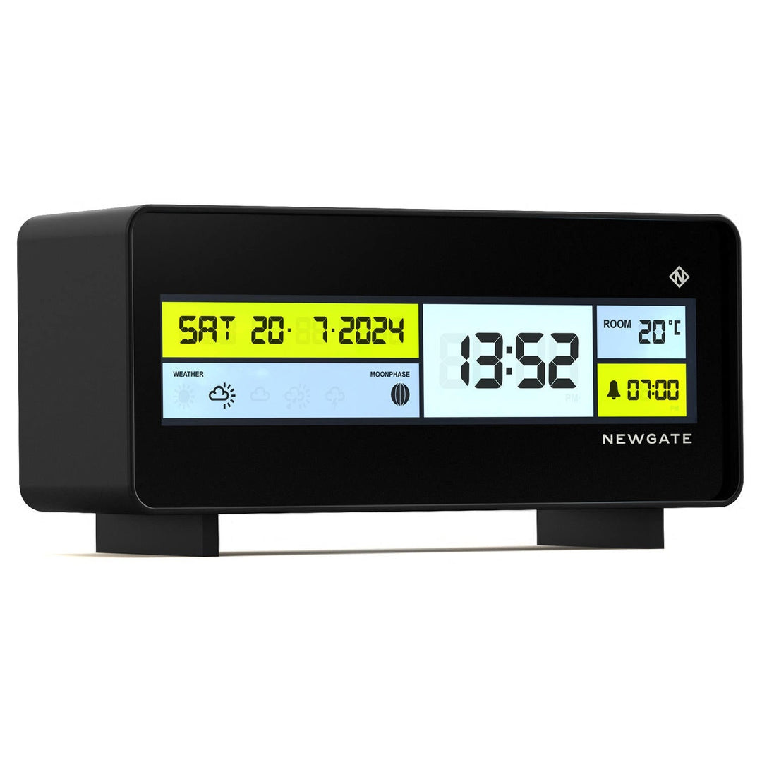 Newgate Futurama LCD Alarm Clock Black Case Black Lens 20cm NGLCD/FUTUR1 4