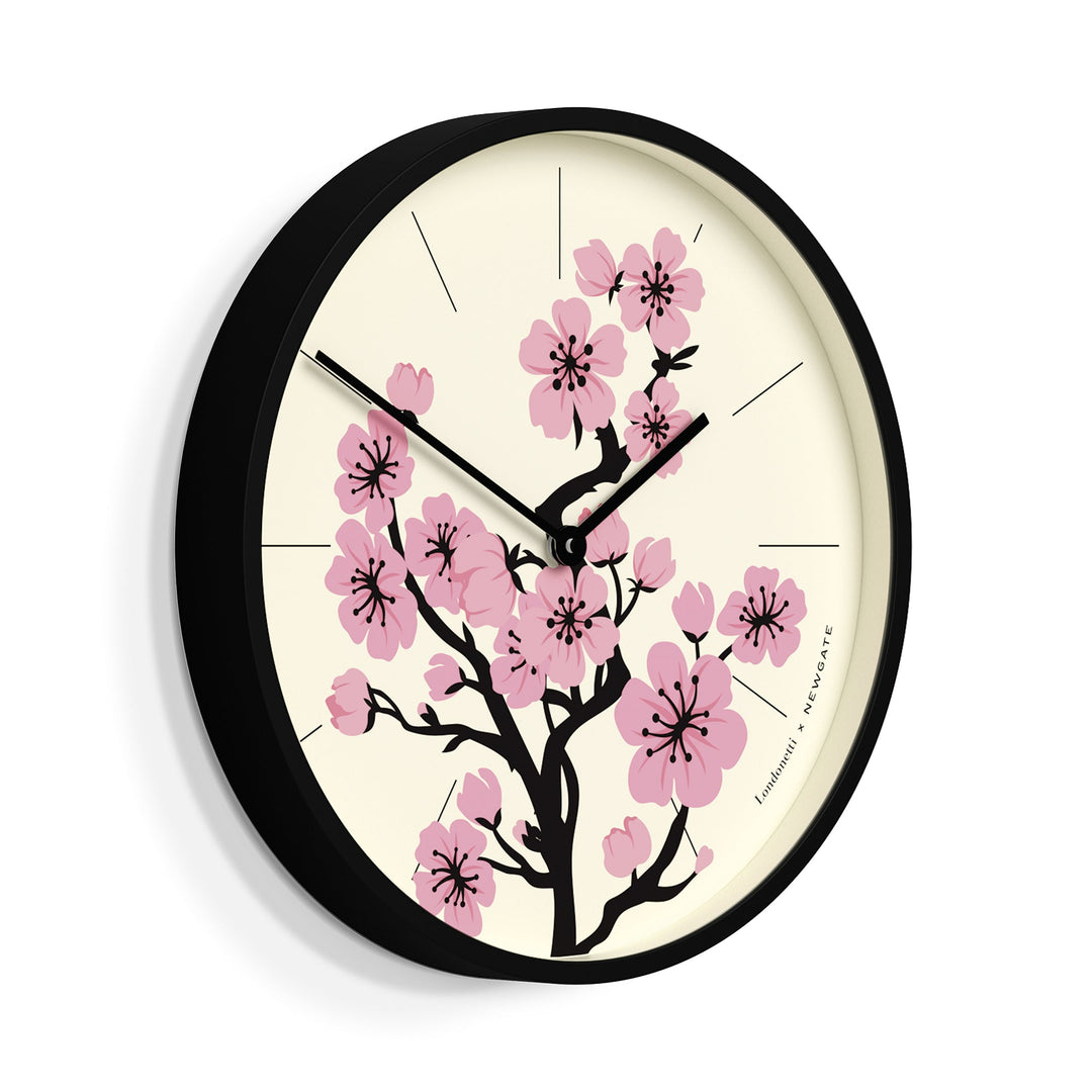 Newgate Londonetti X Number Three Wall Clock Blossom 38cm NGNUMTHR-BLO-K 2