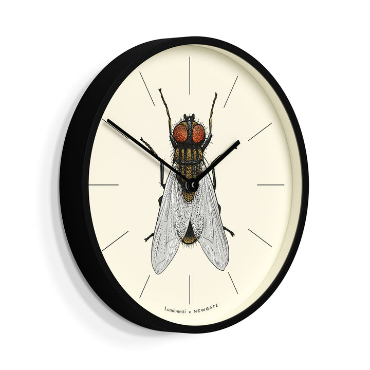 Newgate Londonetti X Number Three Wall Clock Fly 38cm NGNUMTHR-FLY-K 2