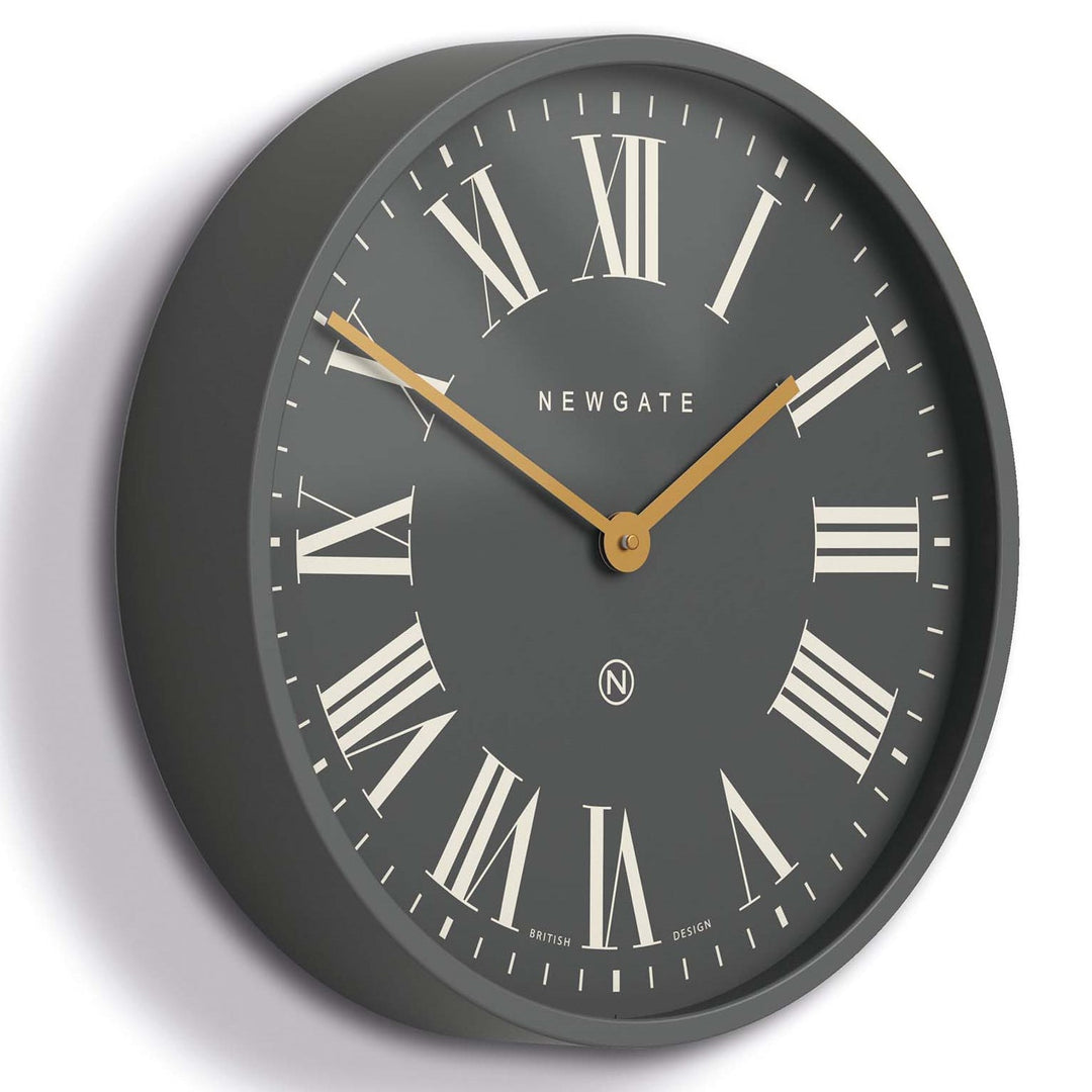 Newgate Mr Butler Wall Clock Moonstone Grey Reverse Dial 45cm NGPUT469BGY 2