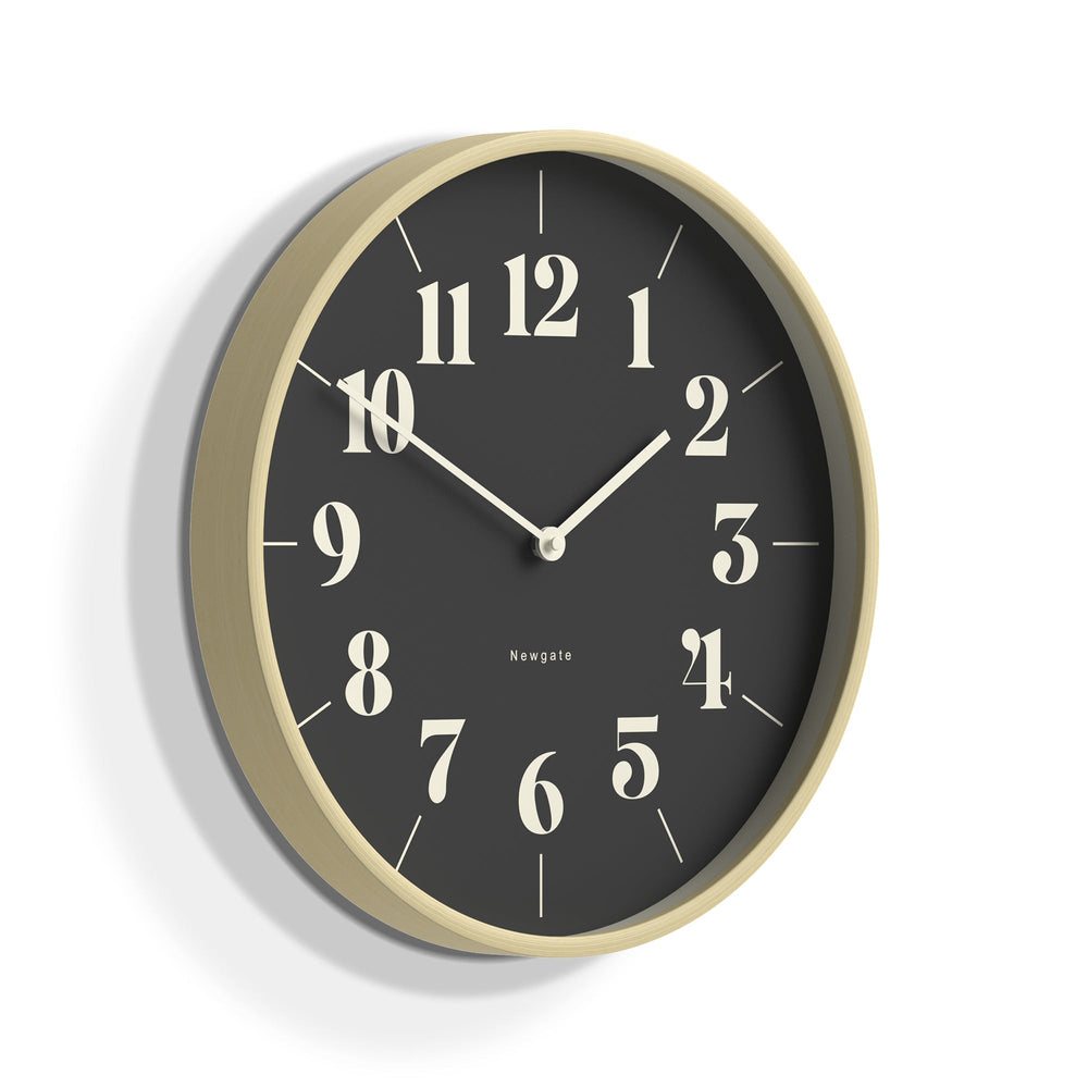 Newgate Mr Clarke Hopscotch Pale Wood Wall Clock Reverse Dial 41cm NGMRC307PLY40 2