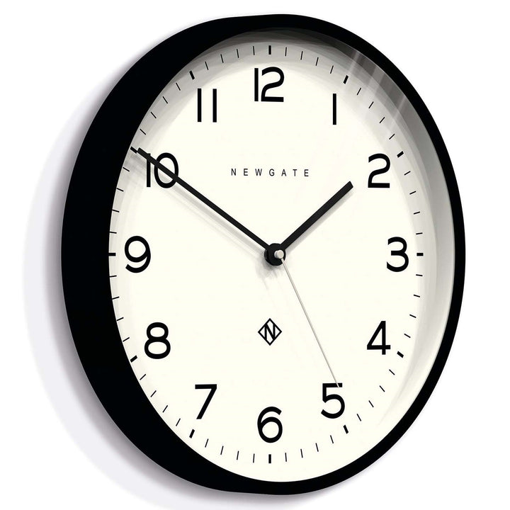 Newgate Number Three Echo Wall Clock Silicone Black 38cm NGNUMTHR129K 2
