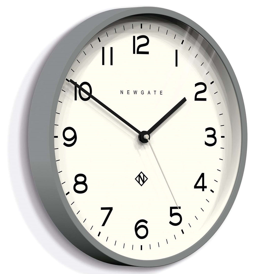 Newgate Number Three Echo Wall Clock Silicone Grey 38cm NGNUMTHR129PGY 2