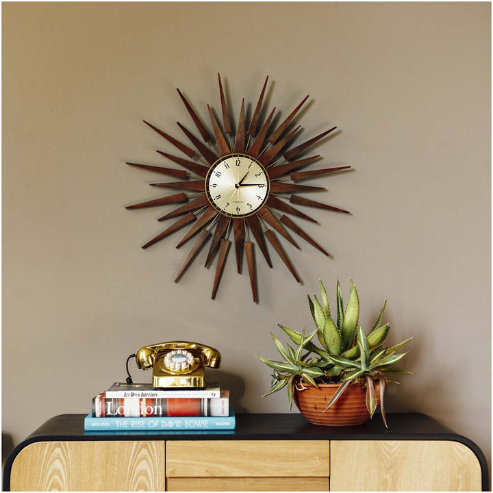 Newgate Pluto Sunburst Wall Clock 67cm NGPLUTOG 6