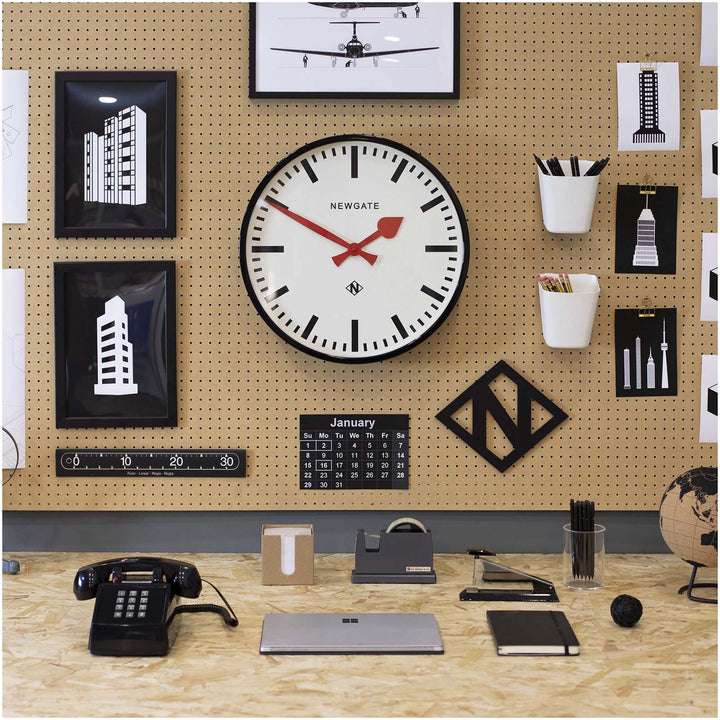 Newgate Putney Wall Clock Black 45cm NGPUT390K 5