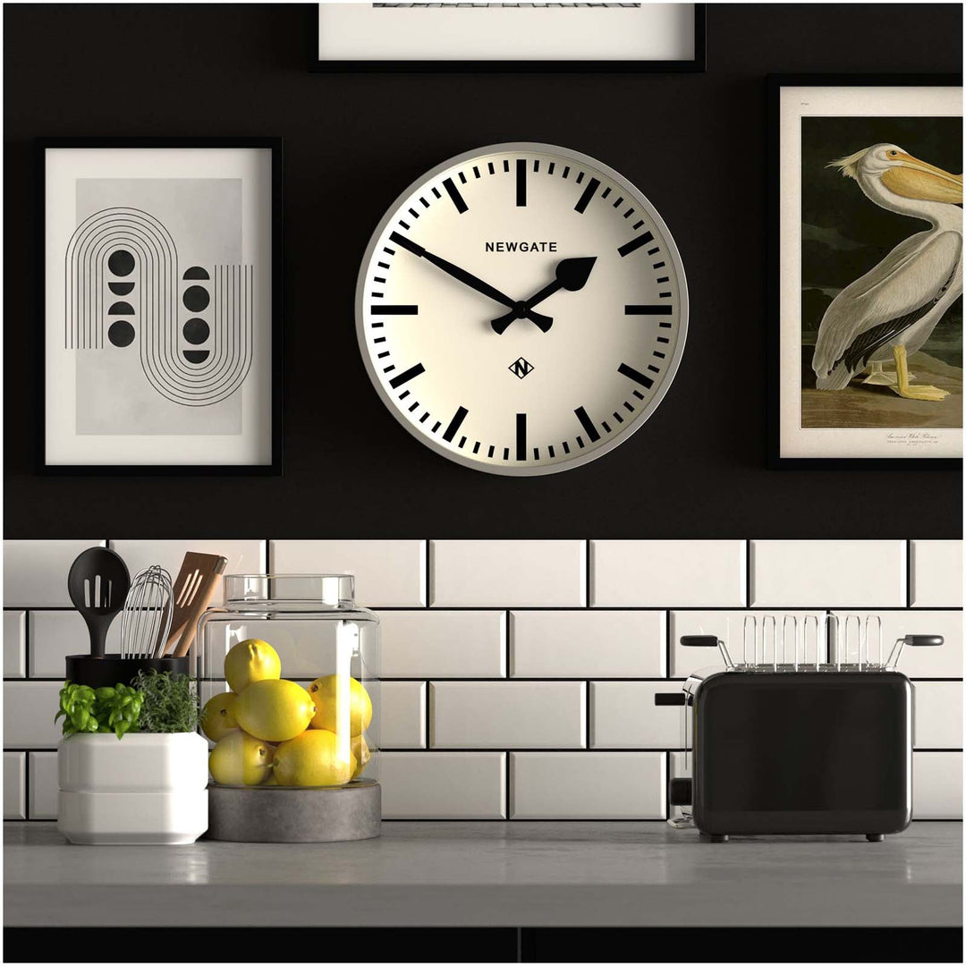 Newgate Railway Wall Clock Grey 38cm NGNUMTHR390PGY 2